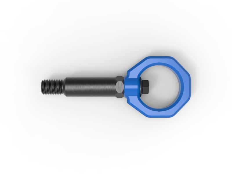 aFe — aFe Control Front Tow Hook Blue 20-21 Toyota GR Supra (A90)
Front Tow Hook - view 5