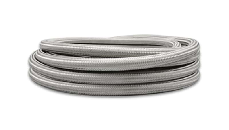 Vibrant — Vibrant SS Braided Flex Hose with PTFE Liner -4 AN (20 foot roll)
-4ANSSFlexHsPTFE20Ft - view 1