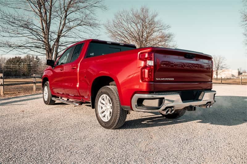 CORSA Performance — Corsa 2019-2025 Chevrolet Silverado 1500 5.3L 147.5in Wheel Base Cat-Back Dual Rear 4in Polish Tips
Exhaust - view 3