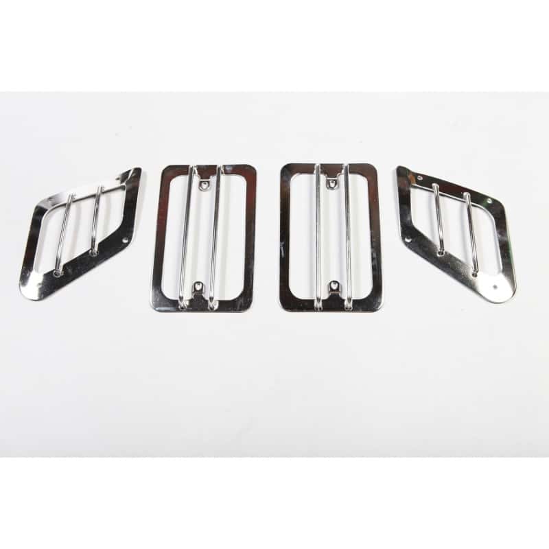 Rugged Ridge — Rugged Ridge 97-06 Jeep Wrangler TJ Stainless Steel Side Marker / Turn Signal Euro Guard Set
Turn Signal Guard
OFFROAD_EXTERIOR - view 4