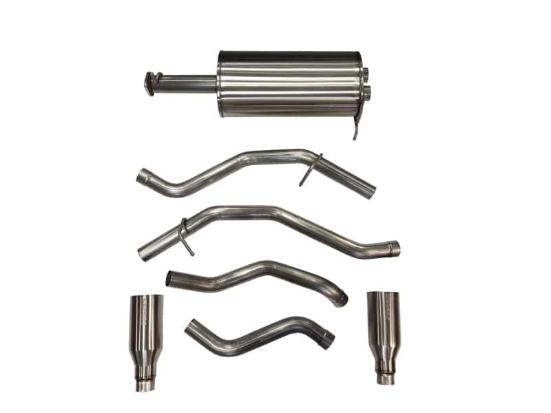 CORSA Performance — Corsa 19-24 Ram 1500 5.7L Crew Cab w/ 57in or 76in Bed Cat-Back Dual Rr Exit 5in Satin Polished Tips
Exhaust - view 2