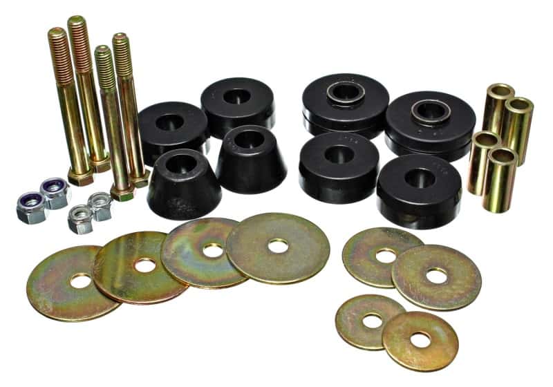 Energy Suspension — Energy Suspension Chevy Pickup Body Mounts - Black
BodyMntBshKt - view 1