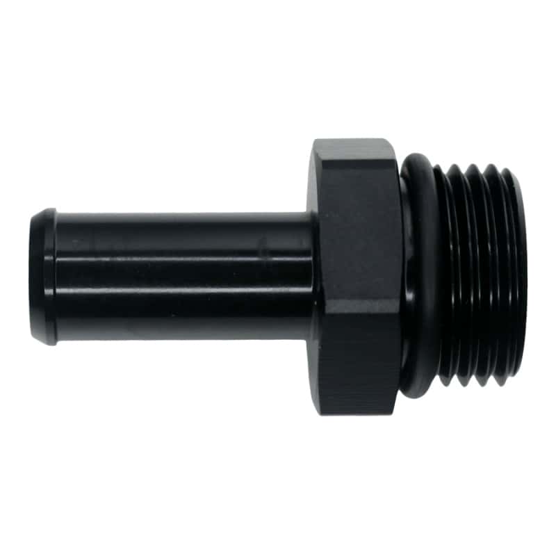 DeatschWerks — DeatschWerks 10AN ORB Male to 1/2in Male Barb Fitting - Anodized Matte Black
Lines & Fittings - view 1