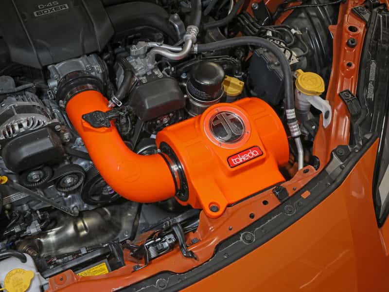 aFe — aFe 22-23 Toyota GR86 / Subaru BRZ Takeda Momentum Pro 5R Orange Edition Cold Air Intake System
Takeda Intake System - view 9