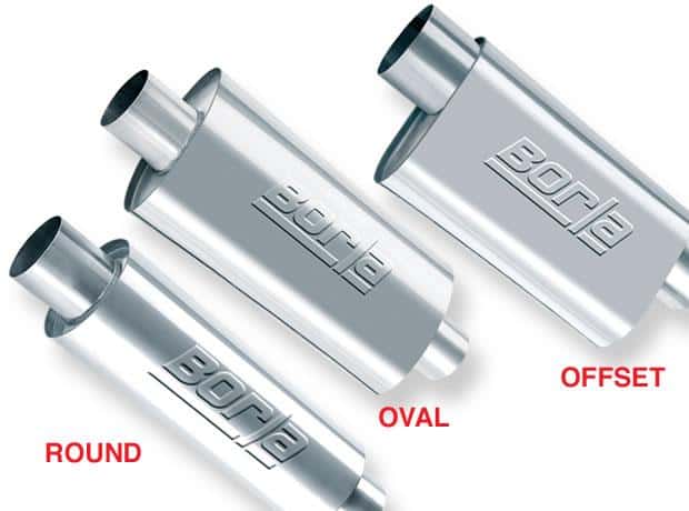 Borla — Borla XR-1 Racing Sportsman 3 inch Outlet / 3 inch Inlet Round Muffler
XR-1 Sportsman Muffl
Muffler - view 4