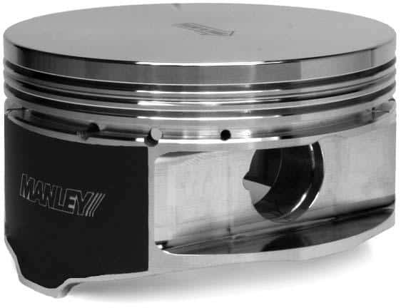 Manley Performance — Manley Ford 4.6L Modular V8 3.572in Bore 1.220in CH -18.00 CC Piston Set
Piston Set - view 1