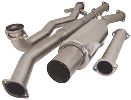 Turbo XS — Turbo XS 02-07 WRX/STI / 04-08 Forester XT Catted Stealth Back Exhaust
Exhaust System - view 3