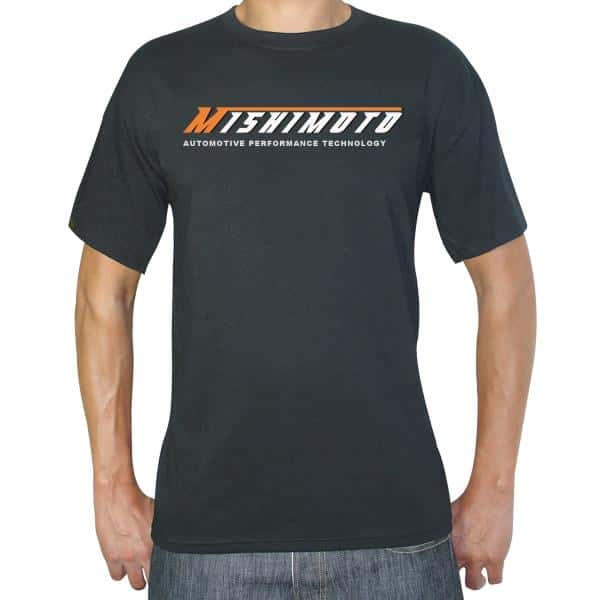 Mishimoto — Mishimoto Mens Athletic Script Gray T-Shirt - Small - view 3