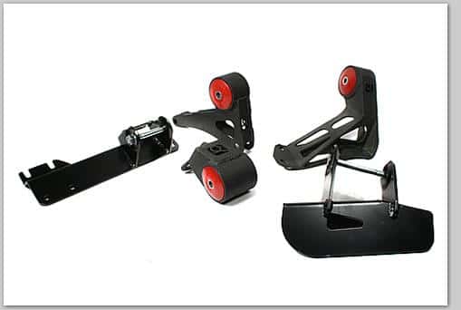 Innovative Mounts — Innovative 88-91 Civic K-Series Black Steel Mounts 75A Bushings - view 1