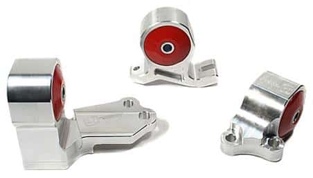 Innovative Mounts — Innovative 88-91 Civic B-Series Black Aluminum Mounts 75A Bushings (Cable to Hydro Conversion) - view 1