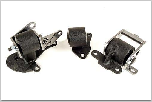 Innovative Mounts — Innovative 96-00 Civic H-Series Black Steel Mounts 75A Bushings - view 1