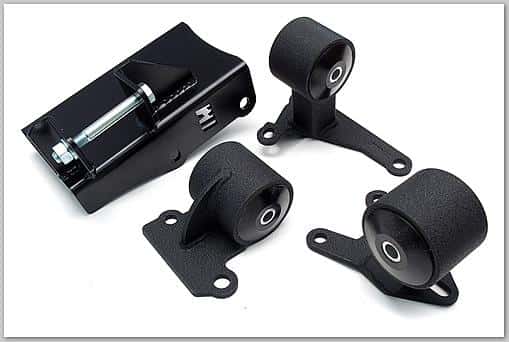 Innovative Mounts — Innovative 94-01 Integra H-Series Black Steel Mounts 75A Bushings - view 1