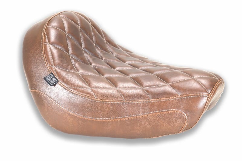 Mustang Motorcycle — Mustang 17-25 Honda Rebel 300 and 500 Tripper Solo Driver Distressed Brown w/ Diamond