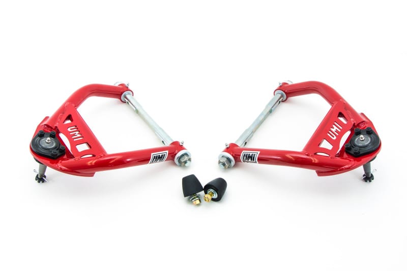 UMI Performance — 4033-1 - 1964-1972 A-Body Tubular Front Upper A-arms, ½” Taller Ball Joints
