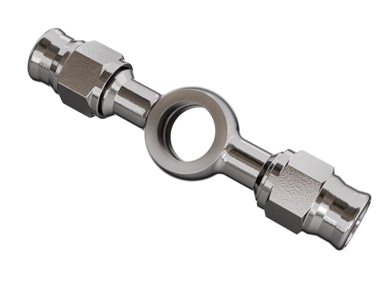 Goodridge — Goodridge 90 Deg Double Banjo for 3/8 or M10 Bolt