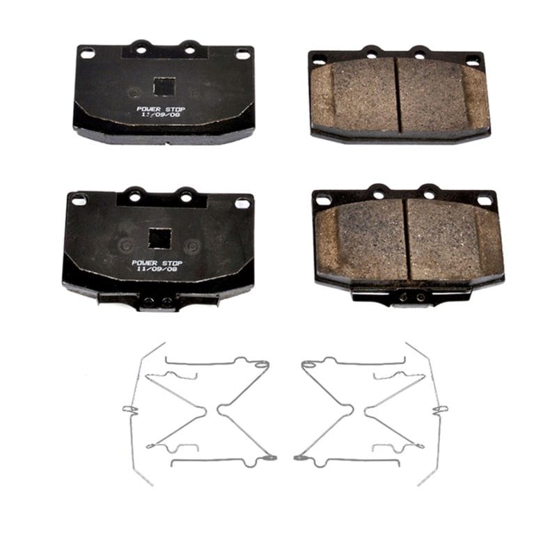 PowerStop — PowerStop - Z17 Low-Dust Ceramic Brake Pads with Hardware
