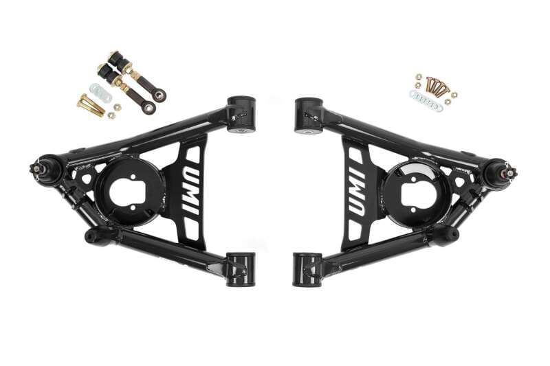 UMI Performance — 4031 -  1964-1972 GM A-Body Tubular Front Lower A-Arms, Polyurethane Bushings