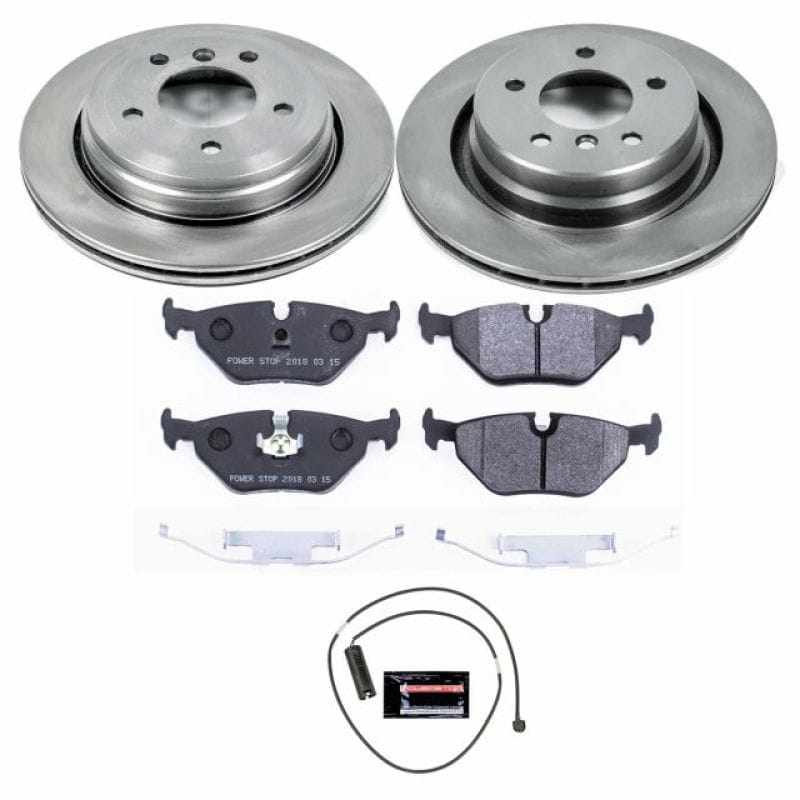 PowerStop — Track Day High-Performance Brake Pad and Rotor Kit