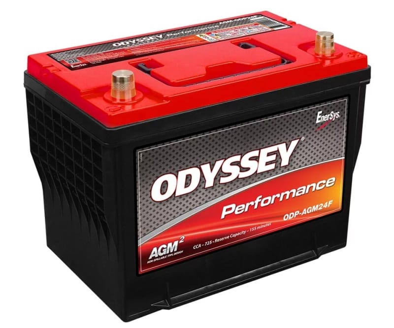 Odyssey Battery — battery, auto, Odyssey ODP-AGM24F, group 24F AGM