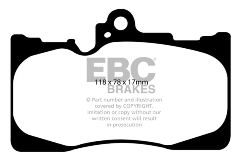EBC — Redstuff Ceramic Low Dust Brake Pads