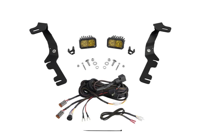 Diode Dynamics — Diode Dynamics Stage Series Ditch Light Kit for 2019-Present Ram C2 - Sport Yellow Combo