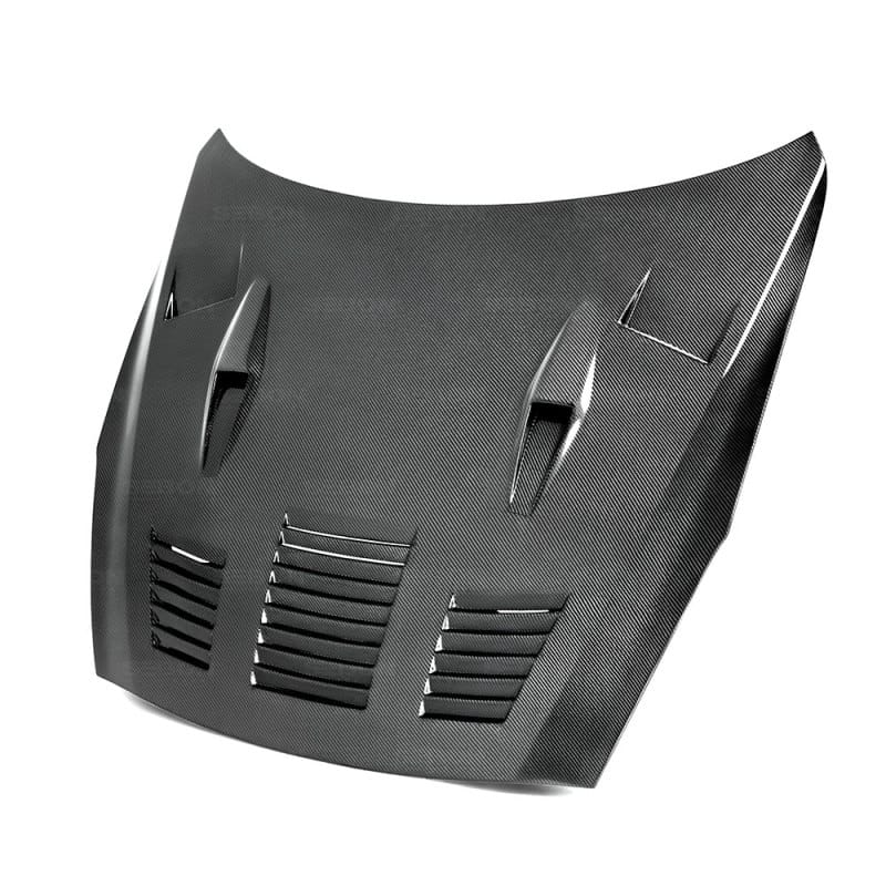 Seibon — Seibon 09-12 Nissan GTR R35 GTII-Style Carbon Fiber Hood