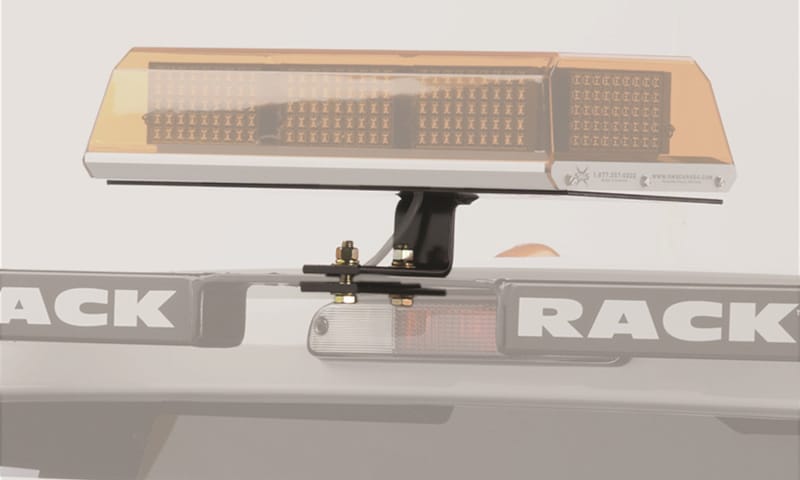 BackRack — Utility Light Bracket; Universal; 16in. X 7in. Rectangle, Center Mount