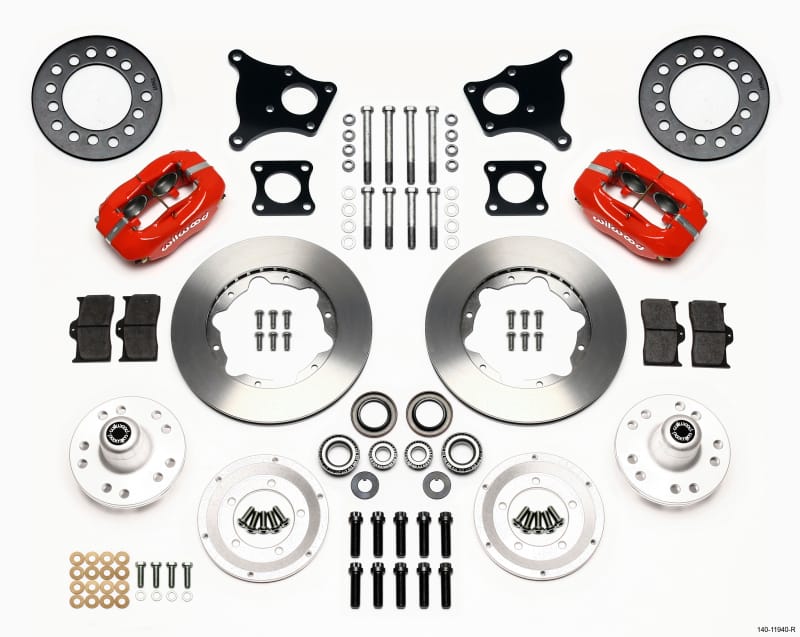 Wilwood — KIT,FRONT,AMC,69-76,W/DISC,FDLI,11.00 RED