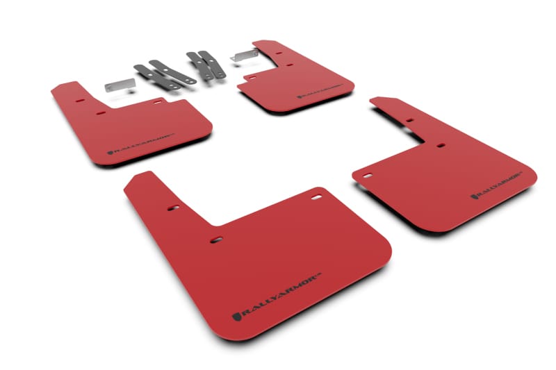 Rally Armor — Red Mud Flap/Black Logo