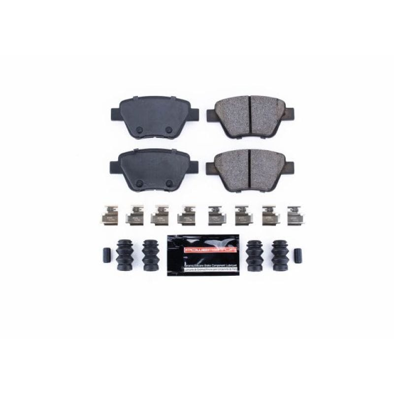 PowerStop — PowerStop - Z23 Daily Driver Carbon-Fiber Ceramic Brake Pads with Hardware Kit