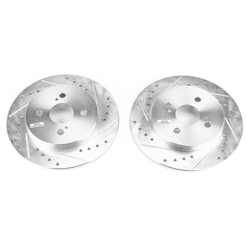 PowerStop — PowerStop Evolution Performance Drilled, Slotted & Plated Brake Rotor Pair