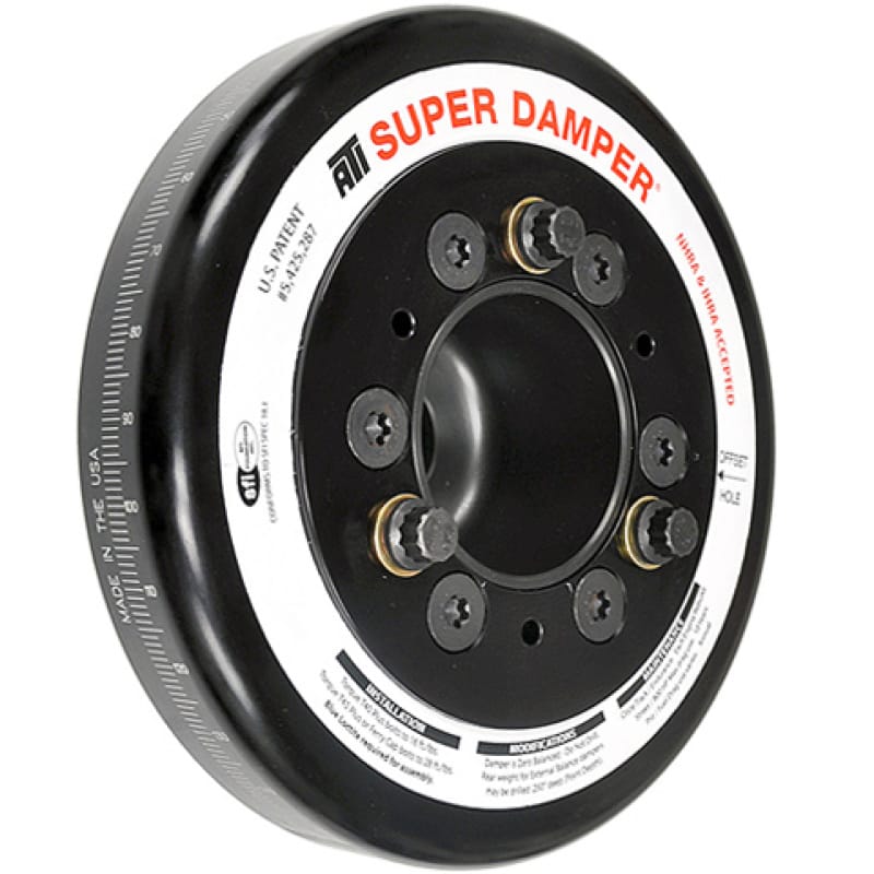 ATI — ATI Damper - 7.074in - Alum LW - Honda K20 - Race Only - No Belt Drives