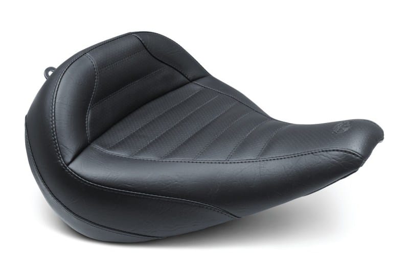 Mustang Motorcycle — Mustang 18-23 Harley Fat Boy Standard Touring Solo Seat - Black