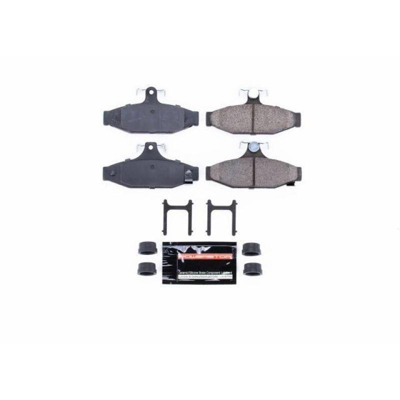 PowerStop — PowerStop - Z23 Daily Driver Carbon-Fiber Ceramic Brake Pads with Hardware Kit