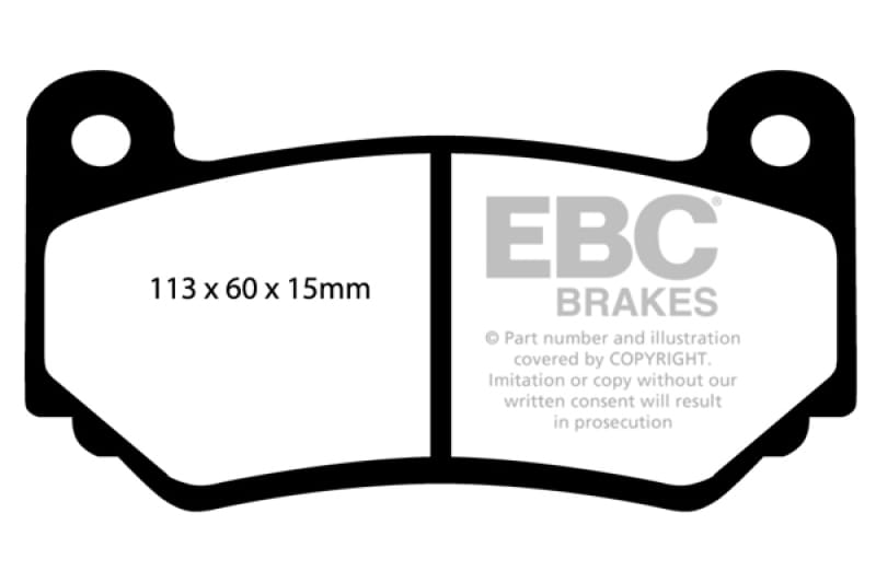 EBC — Low dust EBC Redstuff is a superb pad for fast street use