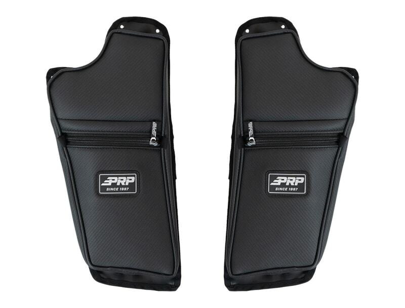 PRP Seats — Front Lower Door Bags with Knee Pad for 16+ Polaris General (Pair)