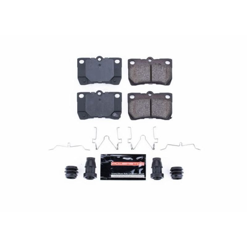 PowerStop — PowerStop - Z23 Daily Driver Carbon-Fiber Ceramic Brake Pads with Hardware Kit