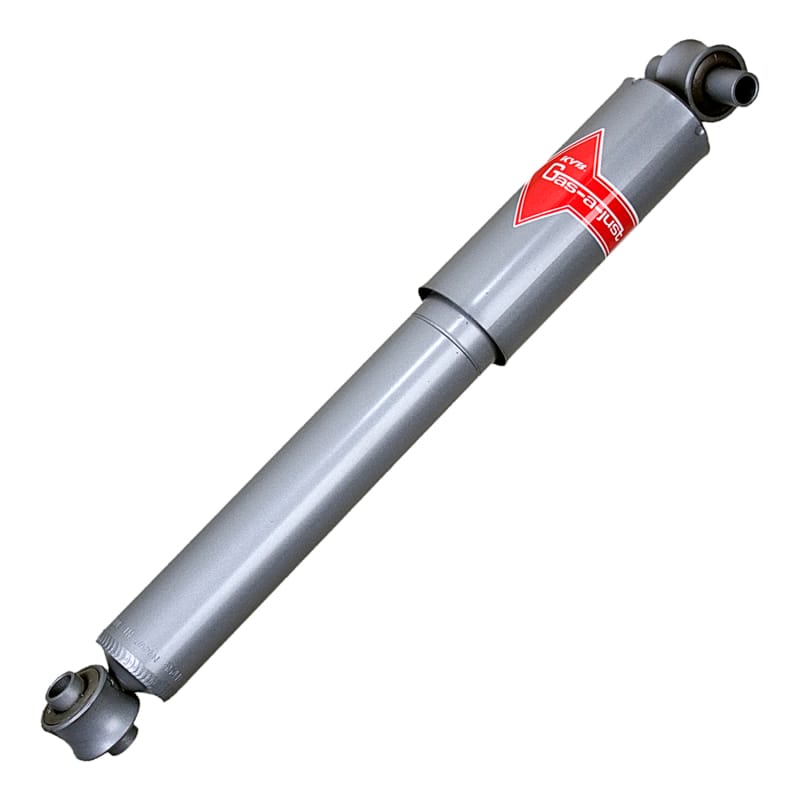KYB — The KYB Gas-a-just monotube shock absorber has additional performance advantages over the traditional twin-tube design: It can instantly, automatically adjust to your performance needs and never experiences fade due to aeration. The KYB Gas-a-just has two separate working chambers: An air-free hydraulic piston and valve area for responsiveness and control, and a second high-pressure nitrogen gas area with a floating piston that provides a comfortable ride during normal driving and adds instant p
High Pressure Monotube Gas Shock