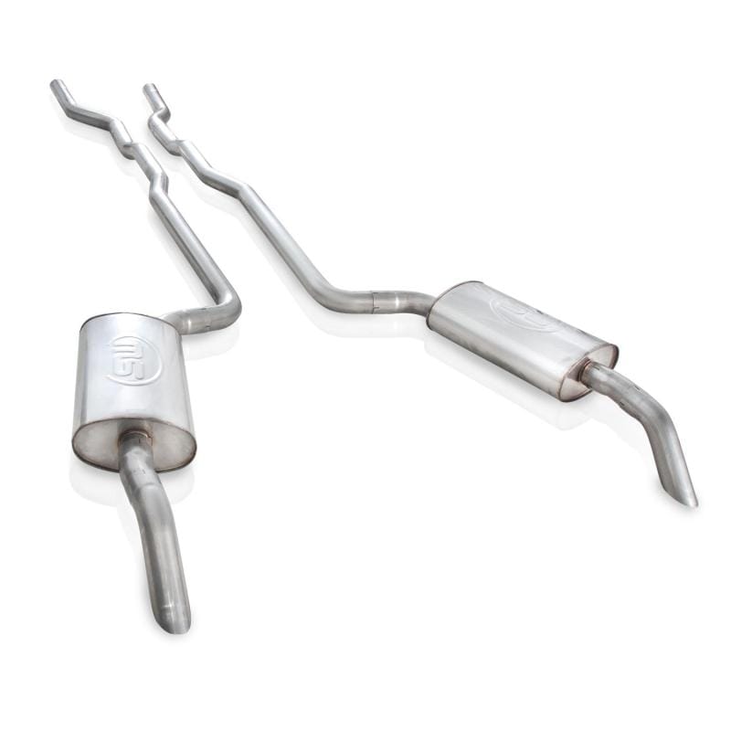 Stainless Works — Stainless Works Catback Dual Long Chambered Mufflers Performance Connect