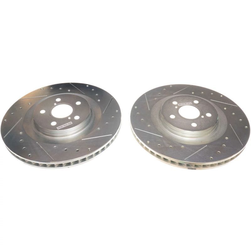 PowerStop — PowerStop Evolution Performance Drilled, Slotted & Plated Brake Rotor Pair