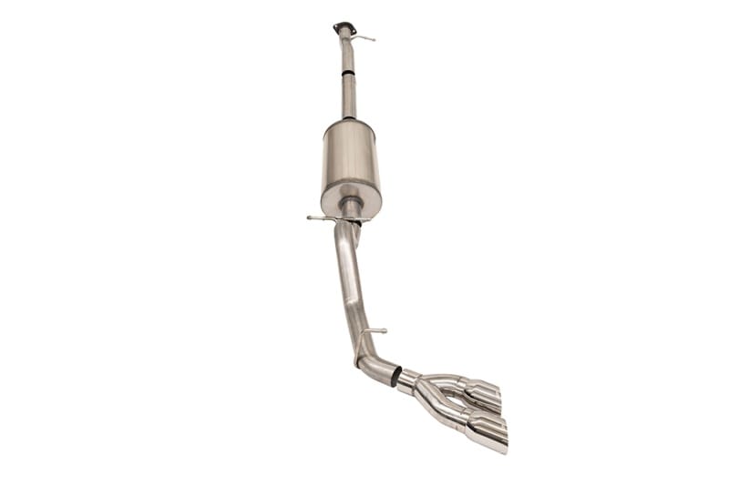 CORSA Performance — 3.0in. Cat-Back Single Side Exit with Twin 4.0in. Polished Pro-Series Tips