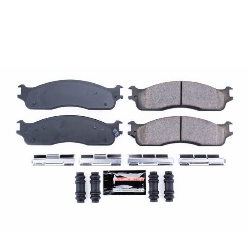 PowerStop — PowerStop - Z23 Daily Driver Carbon-Fiber Ceramic Brake Pads with Hardware Kit