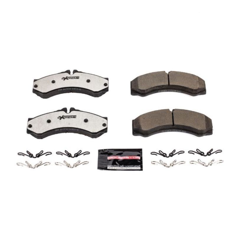 PowerStop — PowerStop - Z36 Truck and SUV Carbon-Fiber Ceramic Brake Pads with Hardware Kit