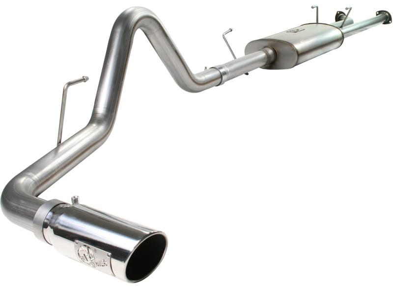 aFe — MACH Force-Xp 3 IN 409 Stainless Steel Cat-Back Exhaust System w/Polished Tip
MACHForce XP Cat-Back SS-409 Exhaust System