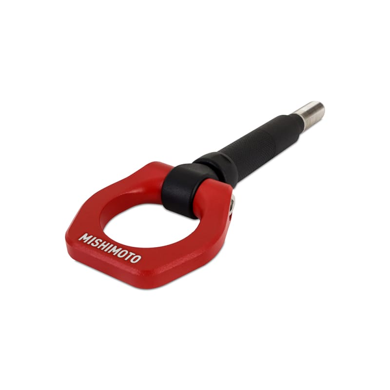 Mishimoto — Racing Tow Hook, Red, fits Subaru BRZ/Scion FR-S/Toyota 86 2013-2021