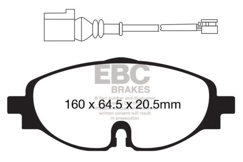 EBC — Redstuff Ceramic Low Dust Brake Pads