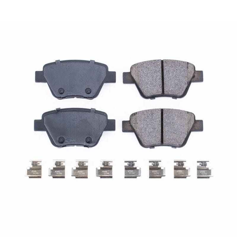 PowerStop — PowerStop - Z17 Low-Dust Ceramic Brake Pads with Hardware