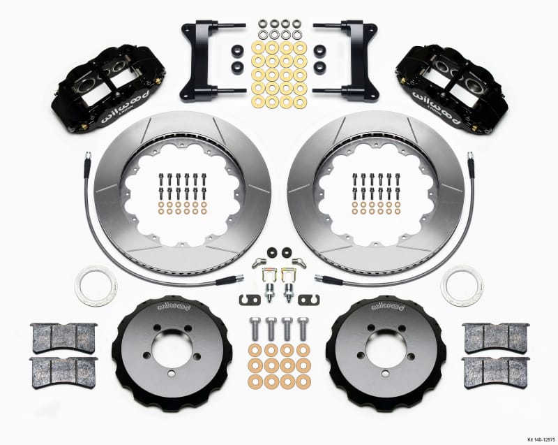 Wilwood — KIT,FRONT,SUBARU WRX 99-17,FNSL6R 14.00x1.25,REAR MT,W/LINES