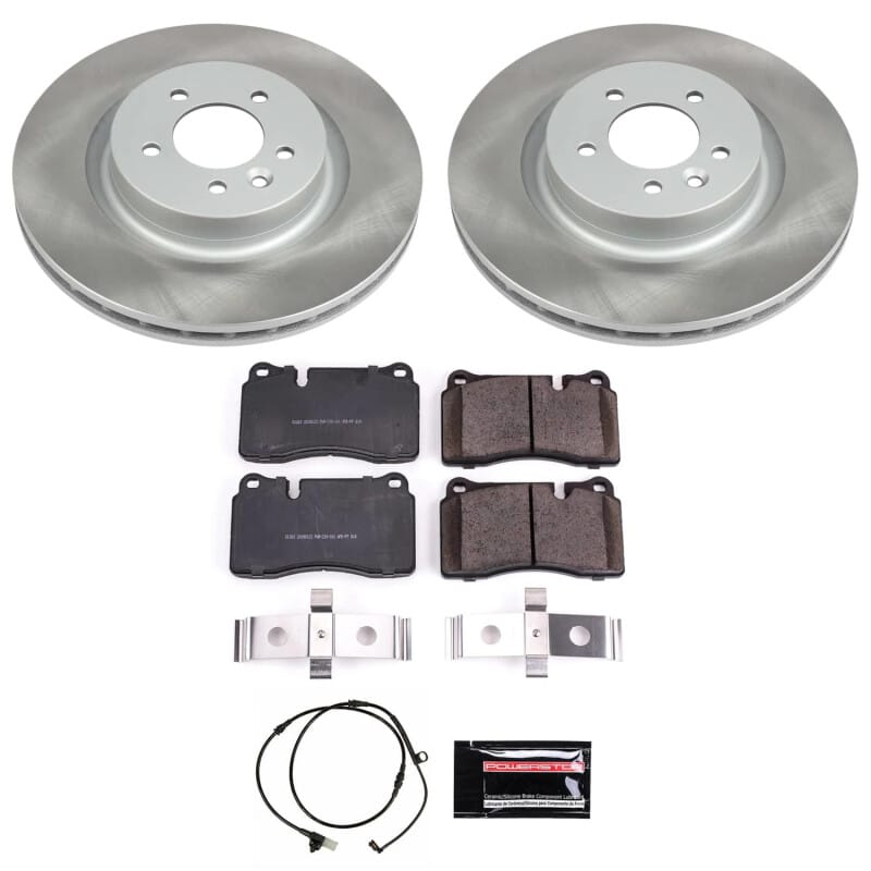 PowerStop — Semi-Coated Rotor and Low-Dust Ceramic Brake Pad Kit