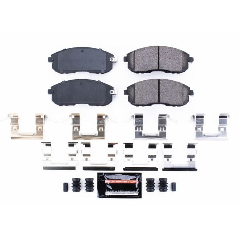 PowerStop — PowerStop - Z23 Daily Driver Carbon-Fiber Ceramic Brake Pads with Hardware Kit